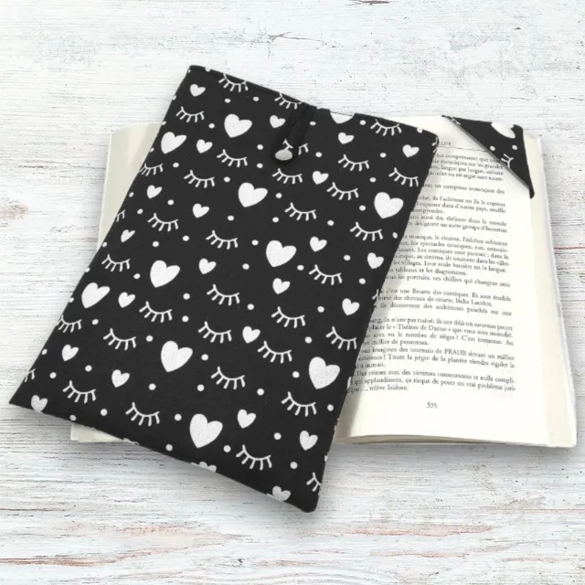 au-bonheur-de-petite-fleur-pochette-livre-c-urs-noir-grand-format image 1