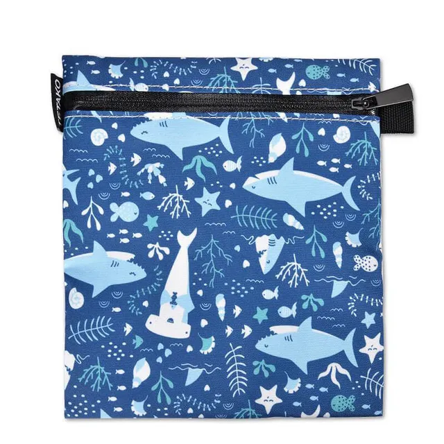 hilloo-motifs-requins-sac-cong-lation-tissu-pul-lot-2-sacs image 1