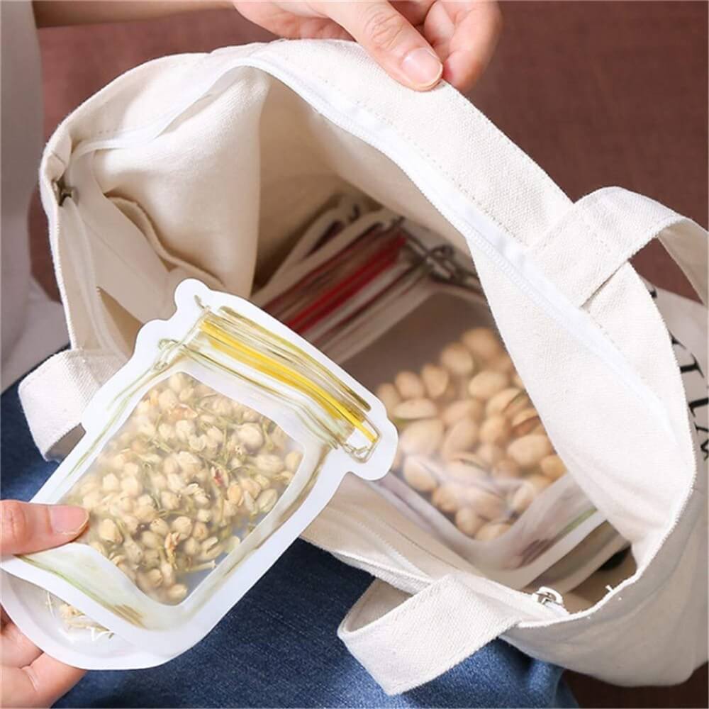 hilloo-sac-r-utilisable-alimentaire-150-ml-lot-5-sacs-zip image 3