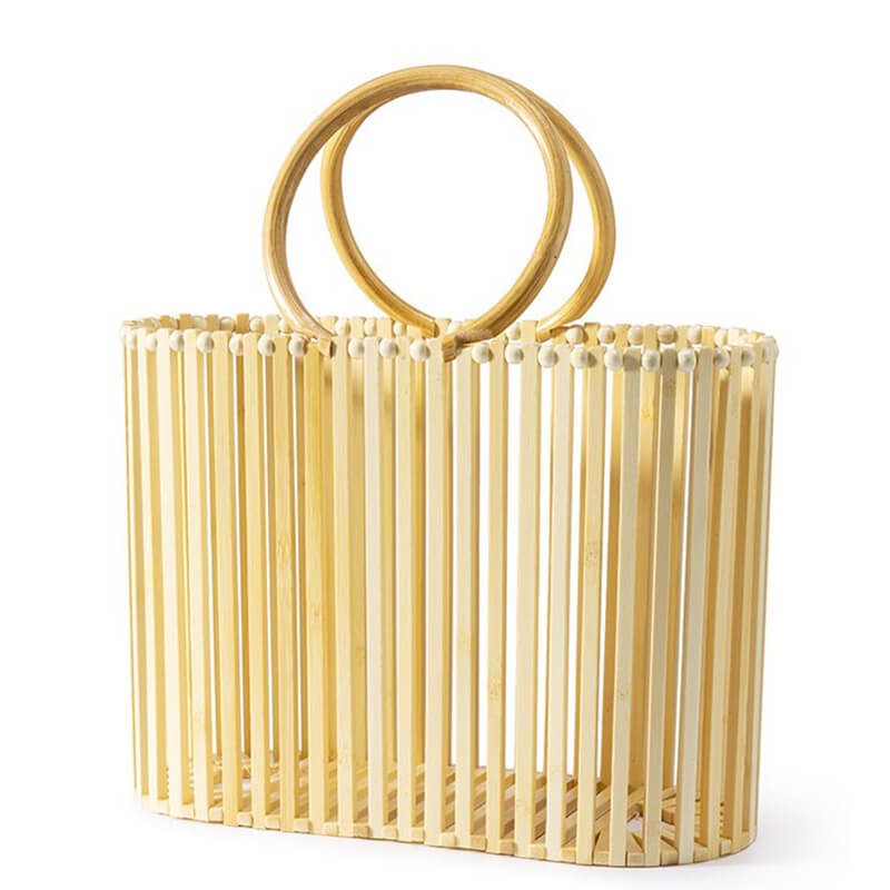hilloo-sac-bambou-anneaux-naturel-rectangle image 1