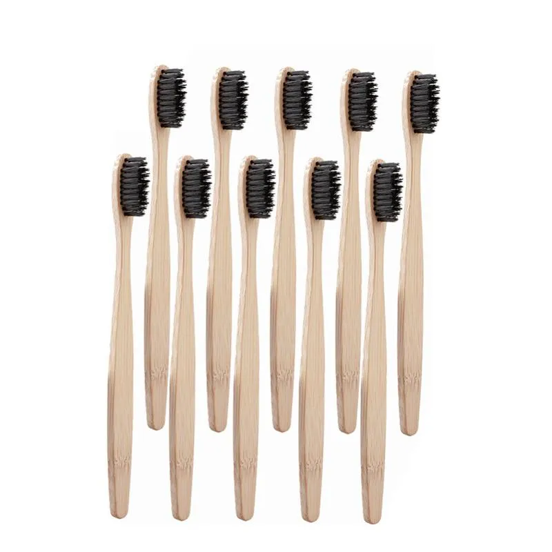 hilloo-brosses-bambou-charbon-brosse-dents-adulte-lot-10 image 1