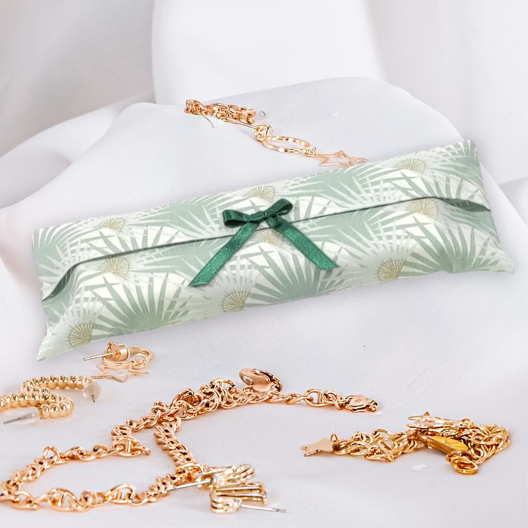 au-bonheur-de-petite-fleur-emballages-pochette-montre-bracelet-tissu-coton-vert image 3