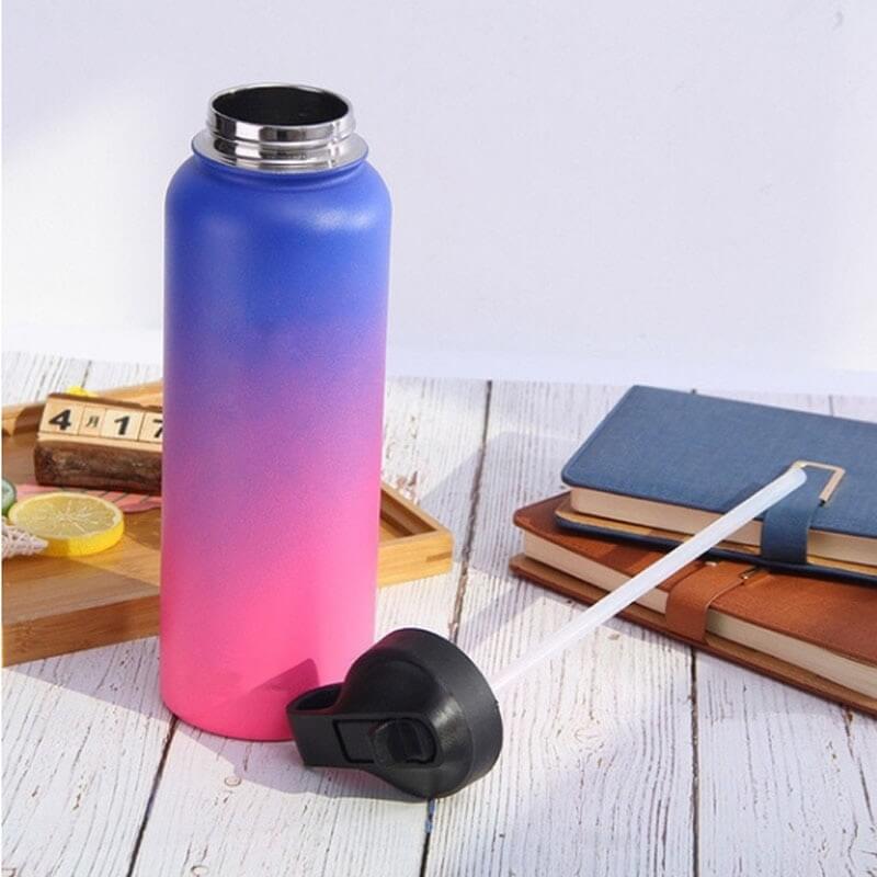 hilloo-gourde-inox-sport-deux-bleus-isotherme-1000-ml image 2