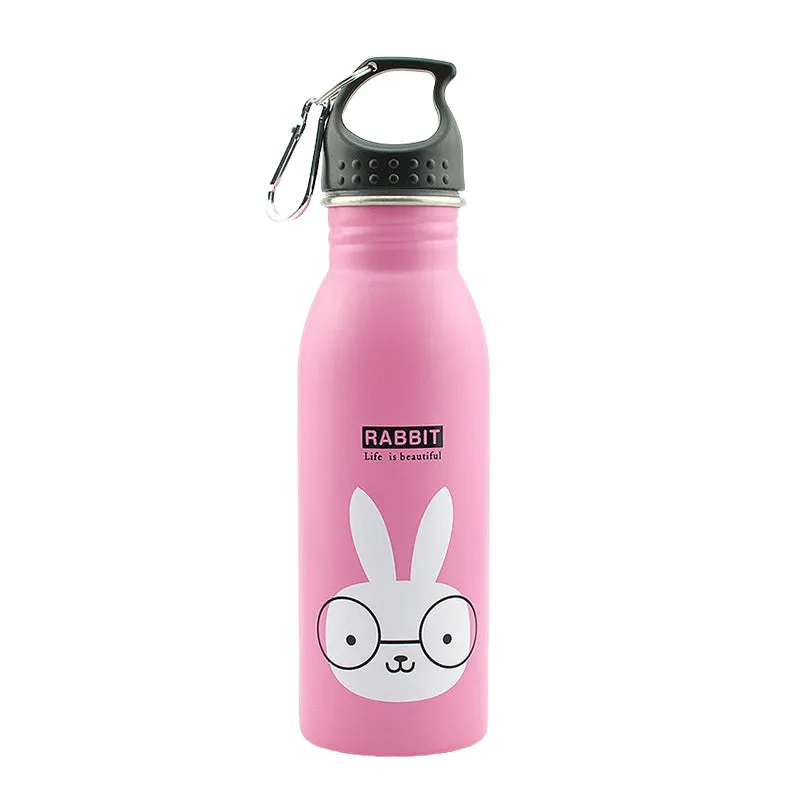 hilloo-gourde-inox-enfant-lapin-500-ml-sans-bpa image 1