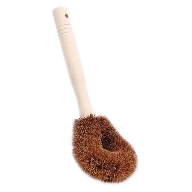 hilloo-brosse-vaisselle-fibre-coco-bois-24-cm-1-brosse image 1