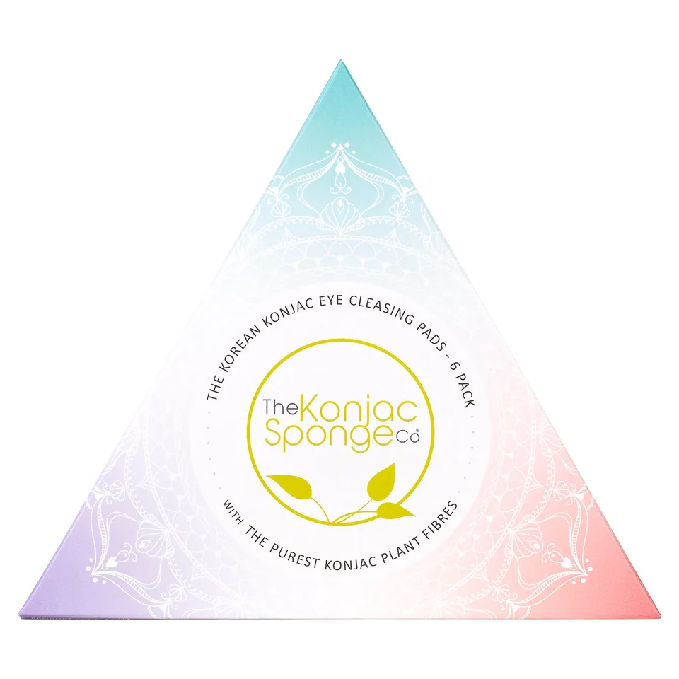 konjac-sponge-company-konjac-facial-sponges-disques-yeux-konjac-pur-x6 image 1