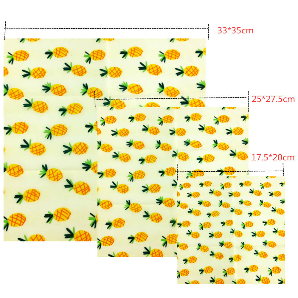 hilloo-emballage-cire-d-abeille-ananas-x3-bee-wrap-coton image 3