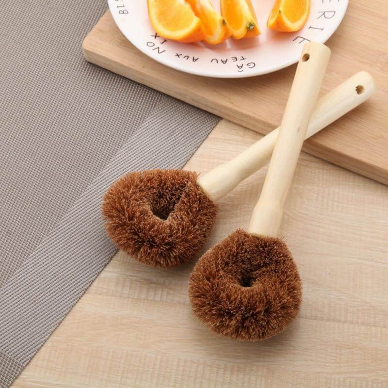 hilloo-brosse-vaisselle-fibre-coco-bois-24-cm-1-brosse image 4
