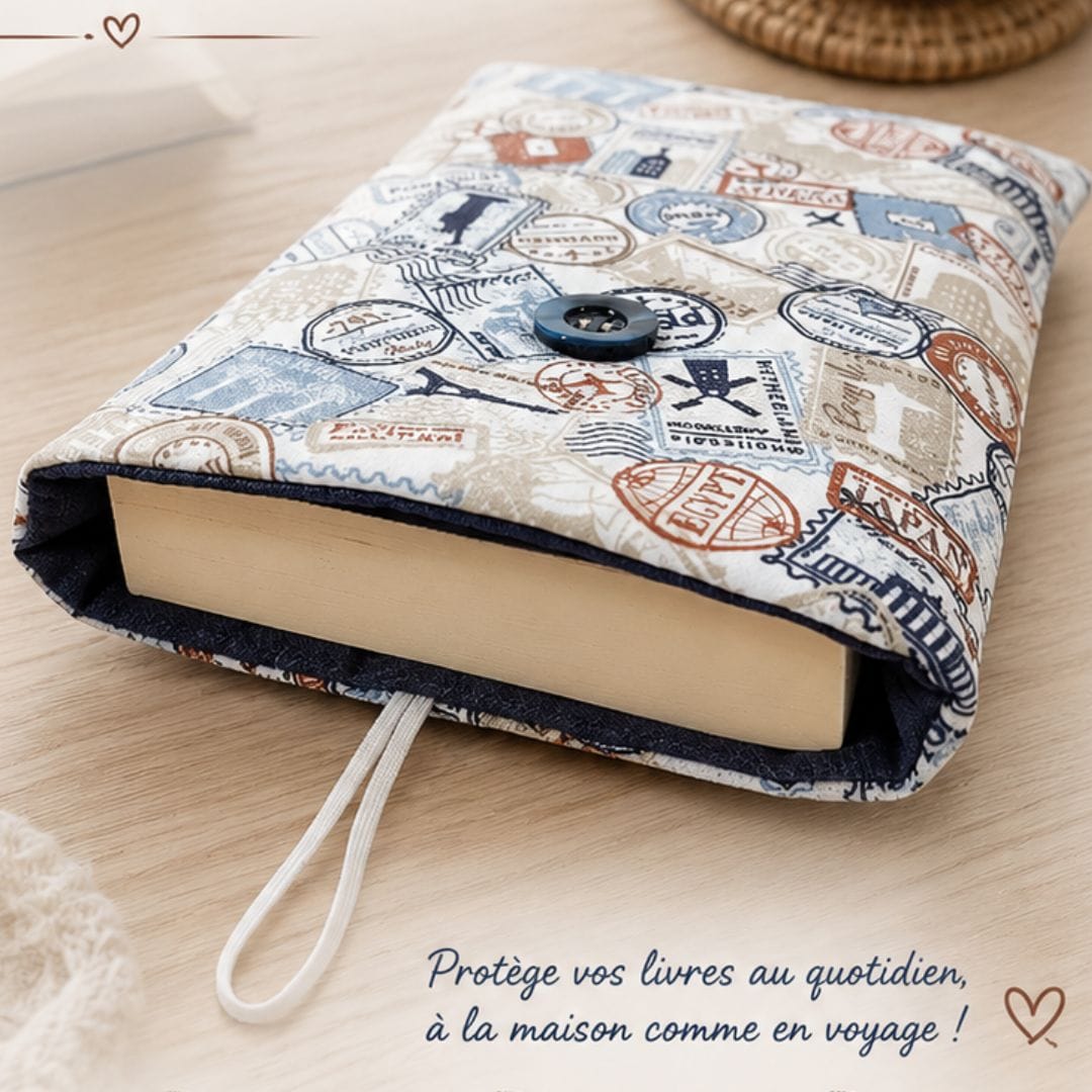 au-bonheur-de-petite-fleur-pochette-livre-pays-bleu-coton-21x15 image 2