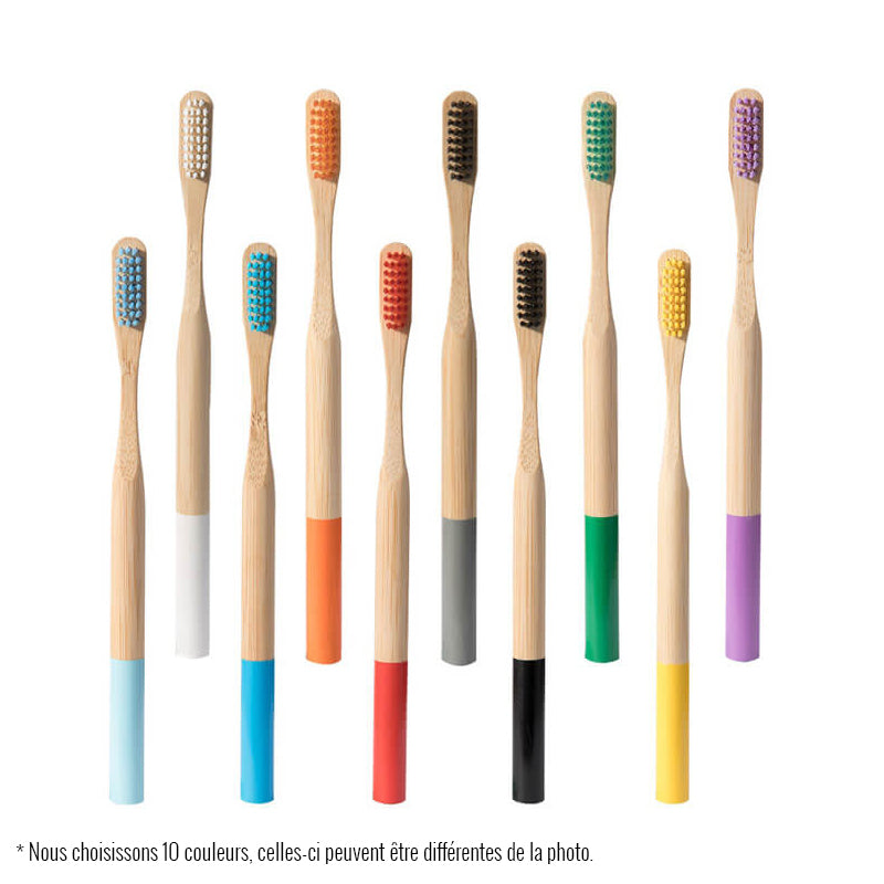 hilloo-brosses-dents-bambou-adulte-multicolore-10-pcs image 2