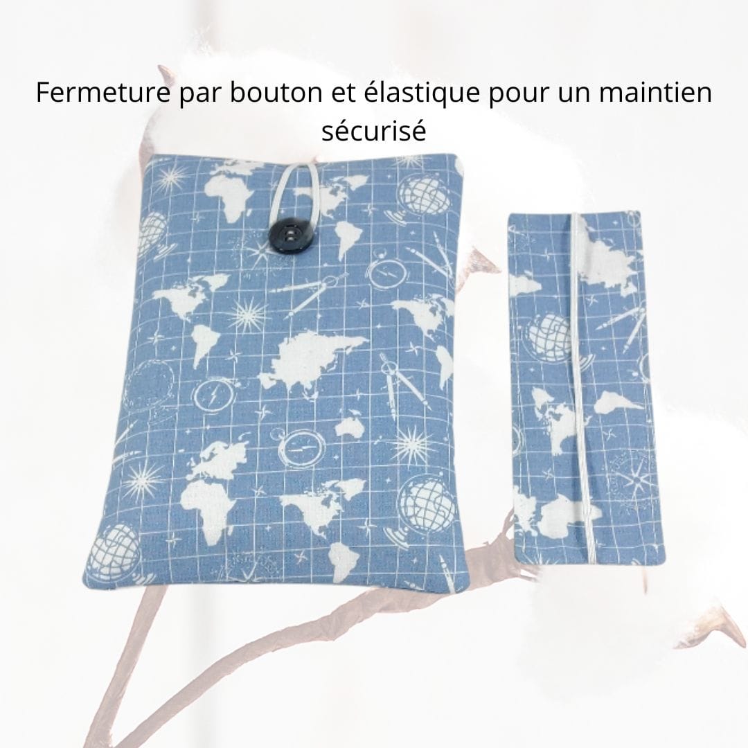 au-bonheur-de-petite-fleur-housse-livre-navigation-bleu-poche image 4