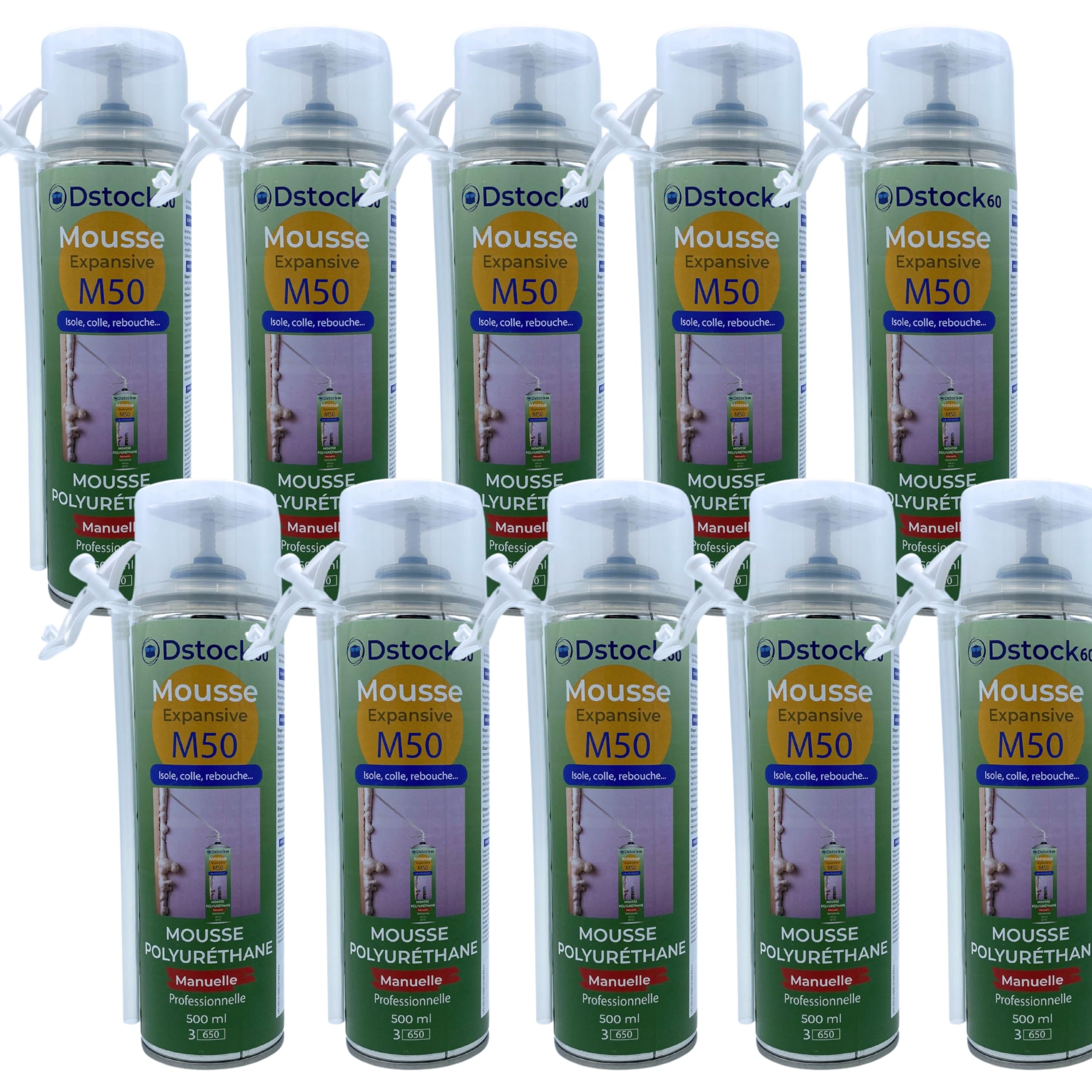 dstock60-construction-lot-10-mousses-expansives-500-ml-manuelle image 1