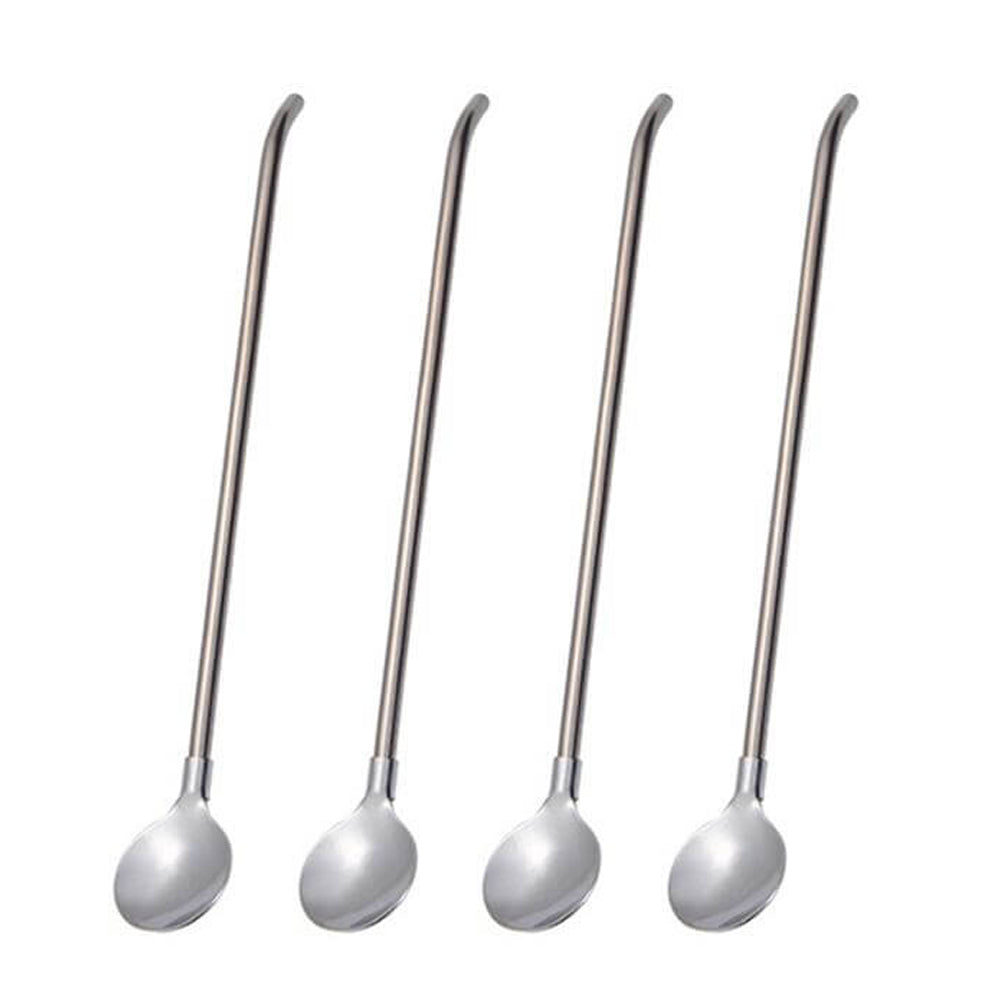 hilloo-pailles-inox-cuill-re-paille-inox-argent-lot-4 image 1