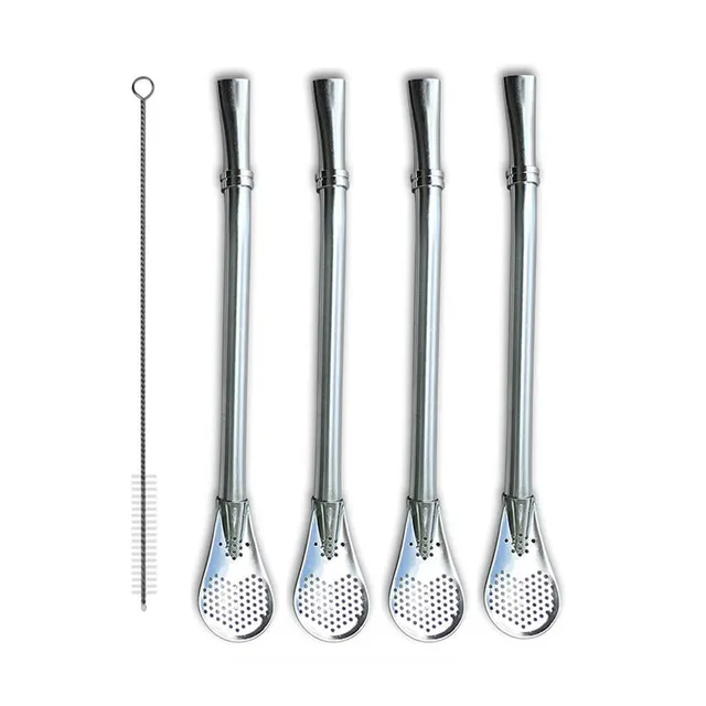 hilloo-paille-inox-mat-argent-filtre-goupillon image 1