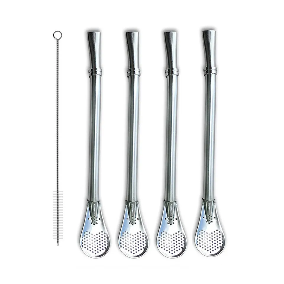 hilloo-paille-inox-mat-argent-filtre-goupillon image 1