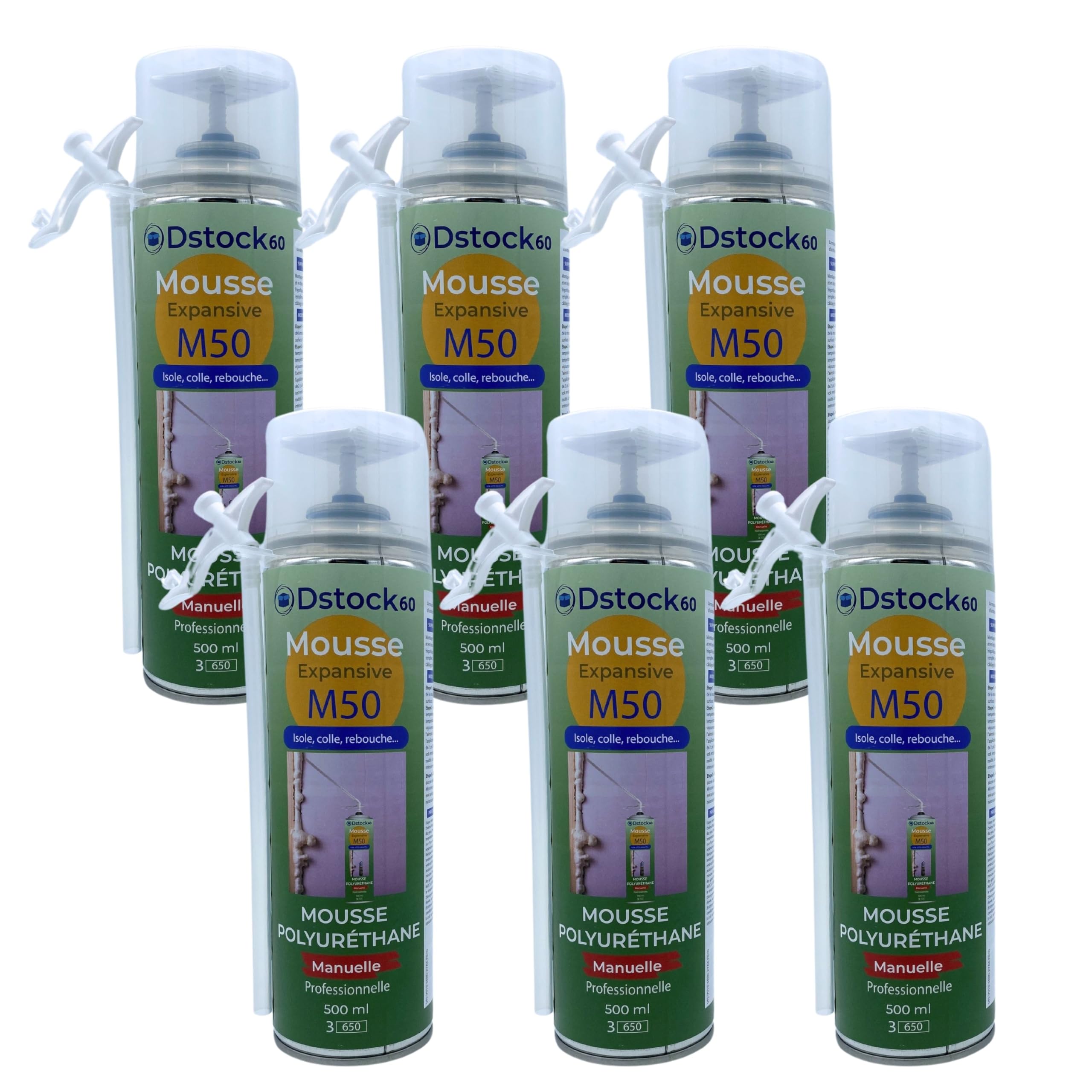 dstock60-construction-mousse-expansive-manuelle-500ml-lot-6 image 1