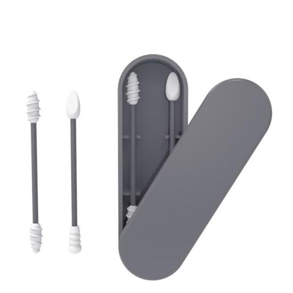 hilloo-coton-tige-silicone-noir-lavable-r-utilisable image 1