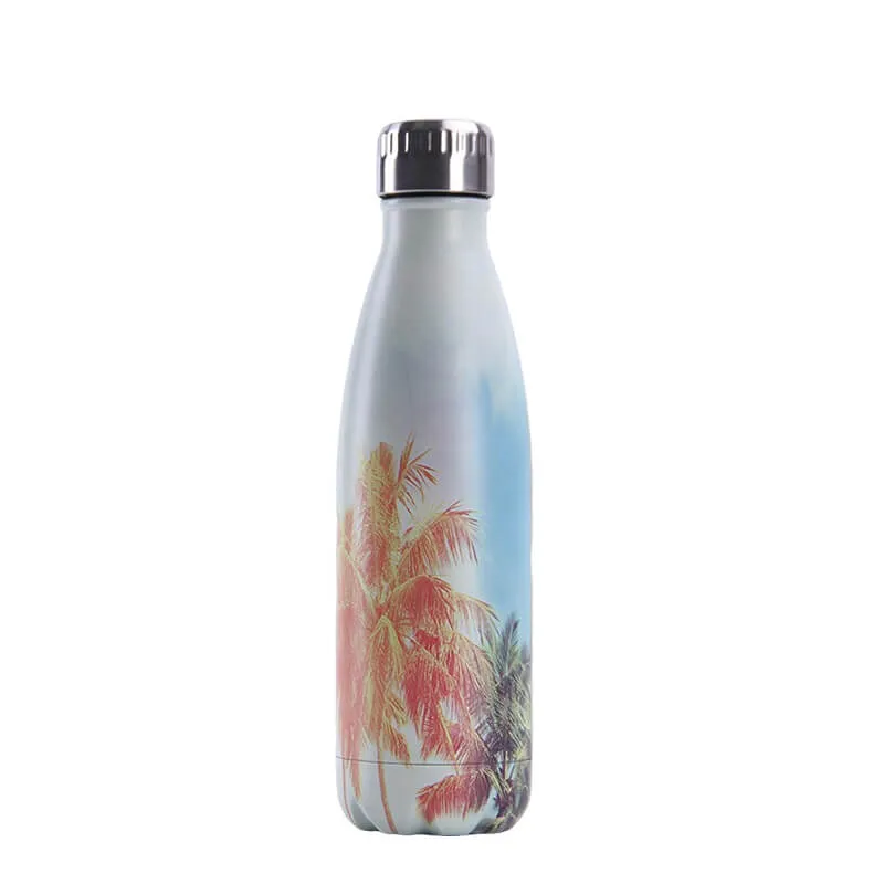 hilloo-bouteilles-inox-palmier-gourde-isotherme-500-ml image 1