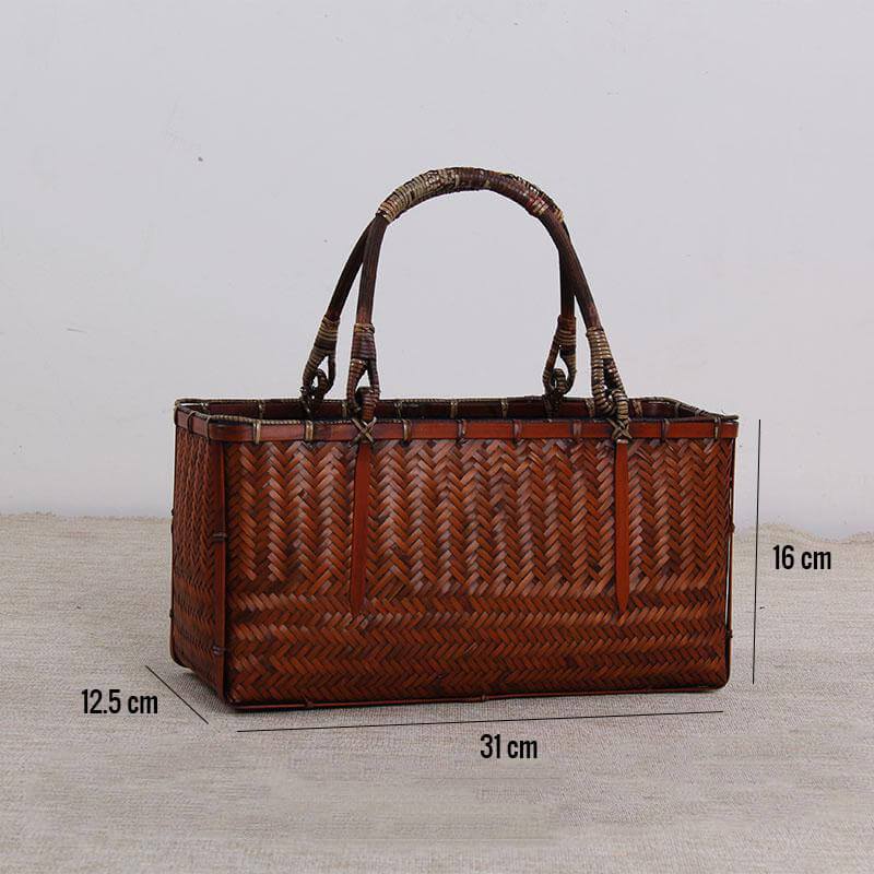 hilloo-sac-bambou-asiatique-tress-main-vintage-31-cm image 6