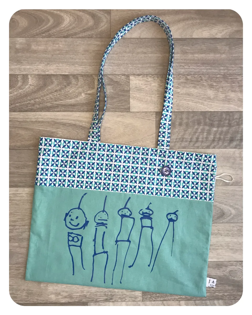 jane-couture-mini-artiste-sac-pliable-coton-34x42-cm image 1