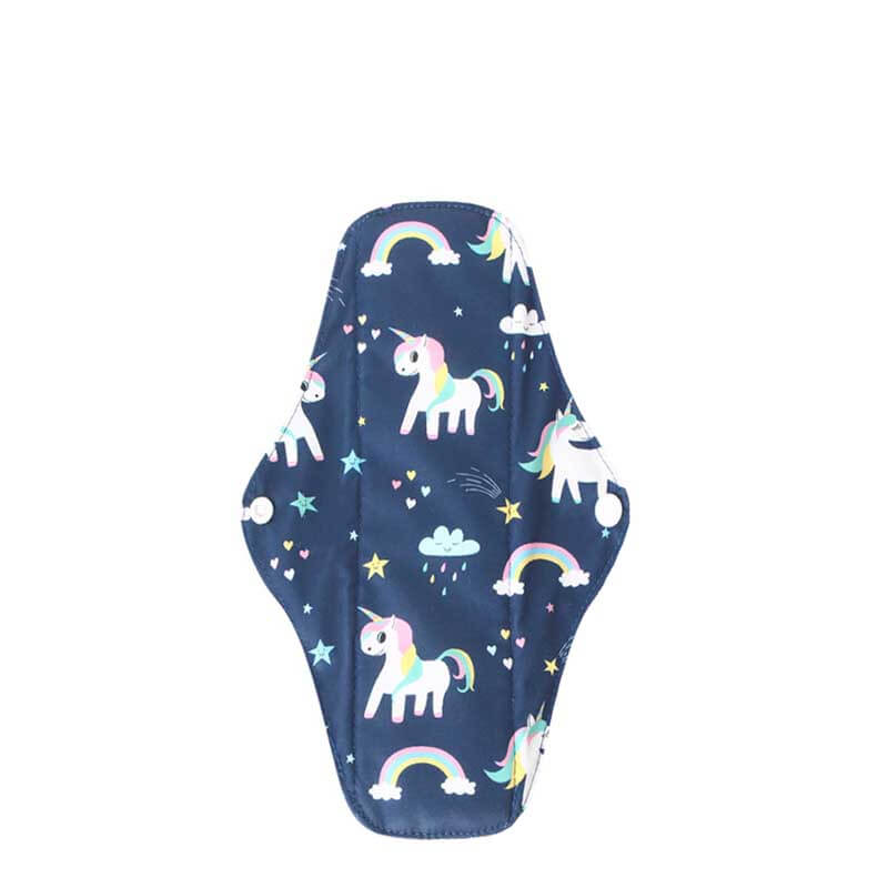 hilloo-serviettes-hygi-niques-lavables-licorne-flux-l-ger-1-serviette image 2