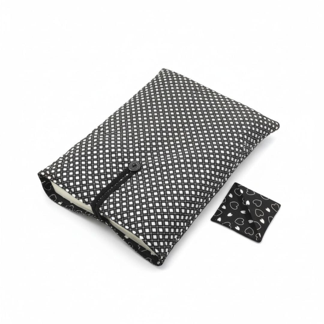 au-bonheur-de-petite-fleur-pochette-livre-coton-grand-format-noir-blanc image 5