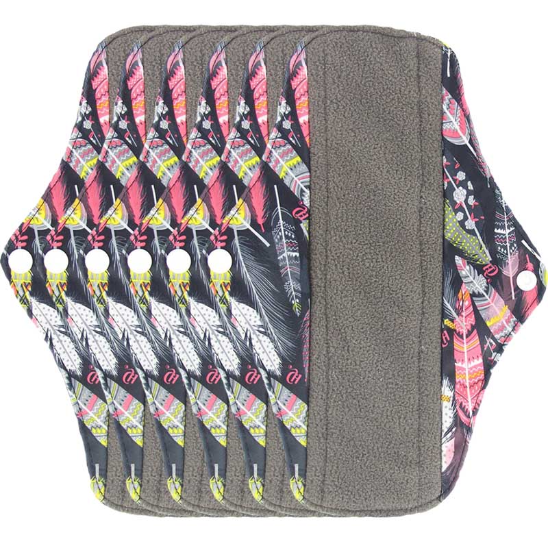 hilloo-serviettes-lavables-motif-plume-flux-abondant-1-pi-ce image 3