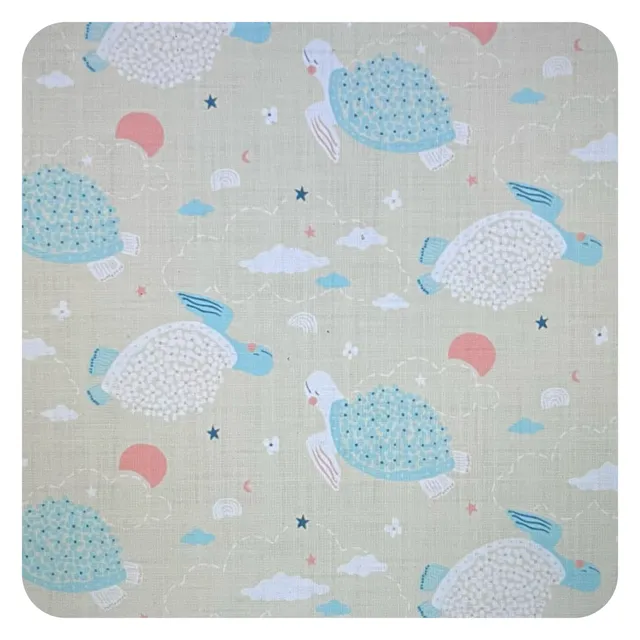 jane-couture-tissus-tortue-coupon-coton-oeko-tex image 1