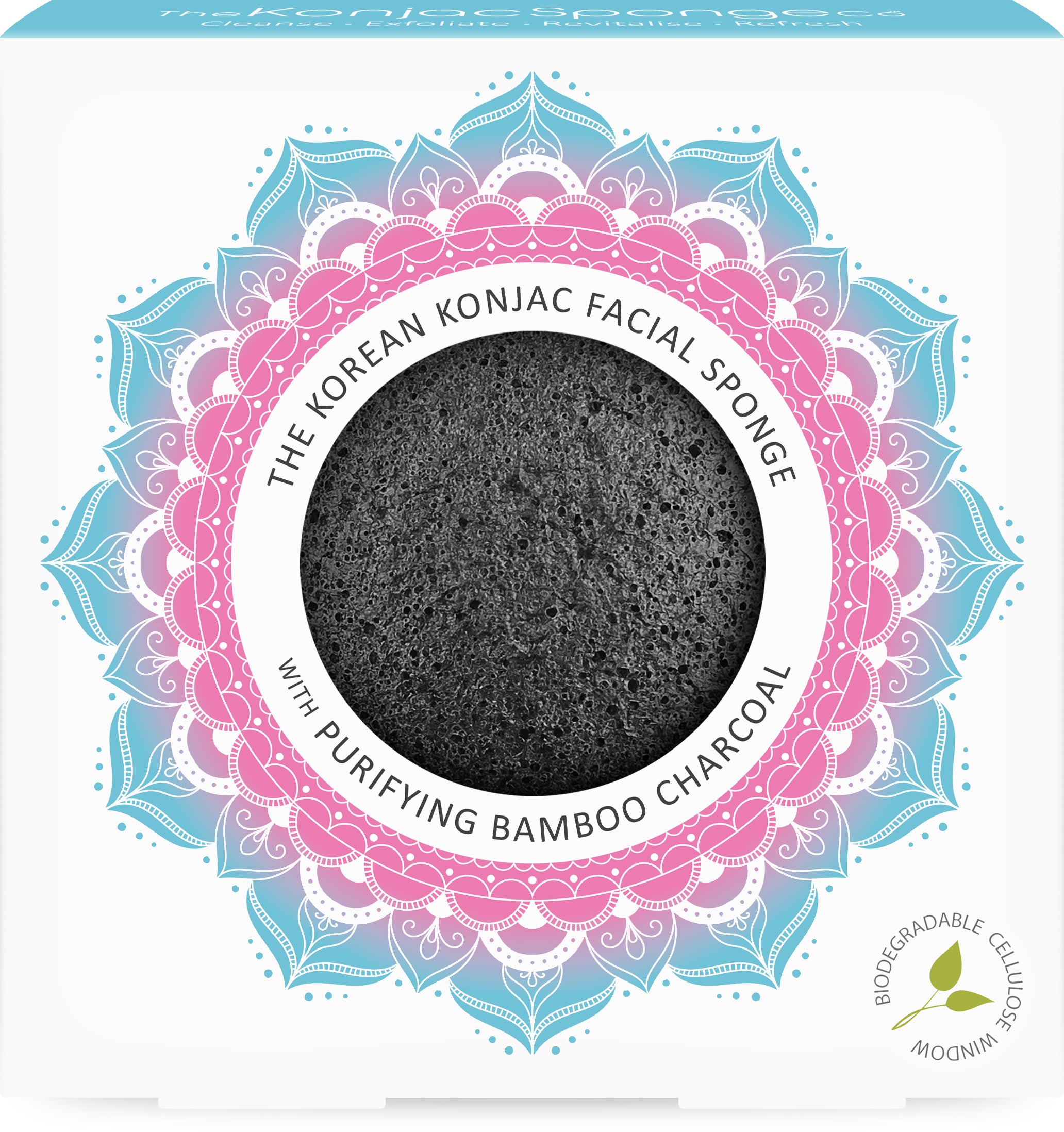 konjac-sponge-company-mandala-ponge-visage-charbon image 1