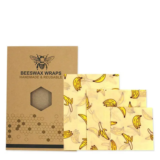 hilloo-banane-emballage-cire-d-abeille-lot-3-tailles-r-utilisable image 1
