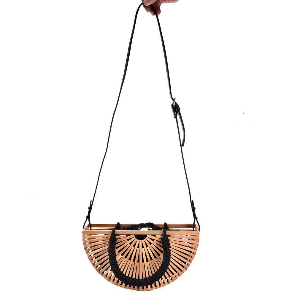 hilloo-sac-bambou-bandouli-re-naturel-demi-lune-cuir image 4