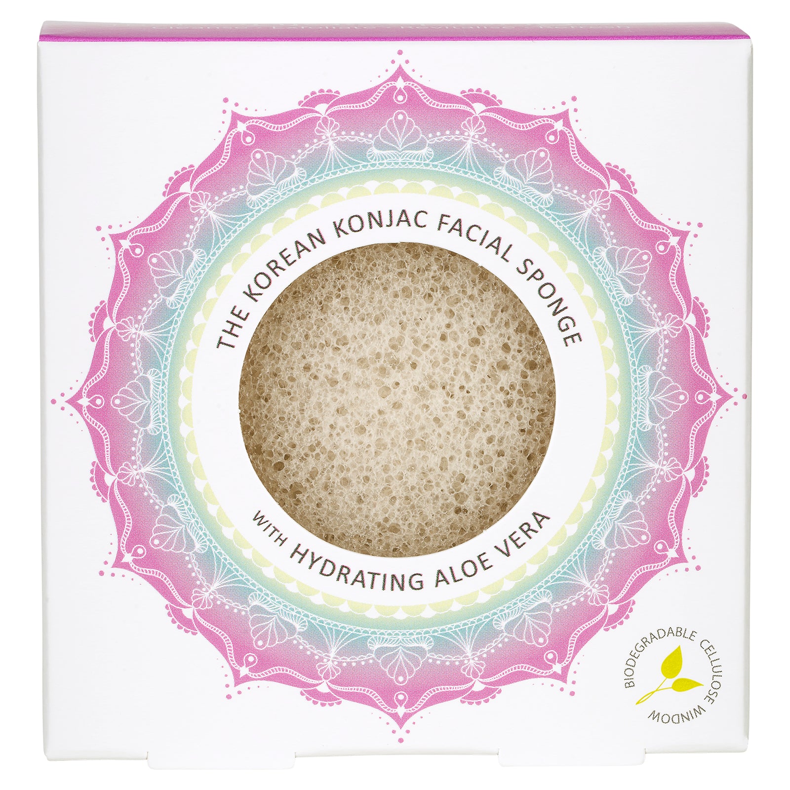 konjac-sponge-company-mandala-ponge-visage-aloe-vera image 3