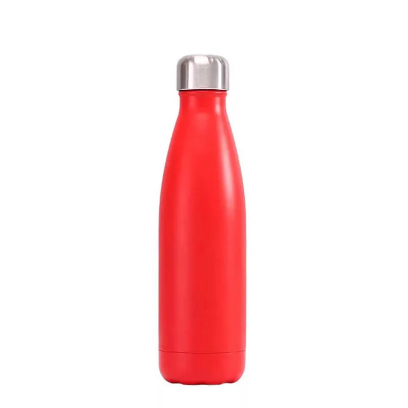hilloo-rouge-mat-gourde-inox-isotherme-500-ml image 1