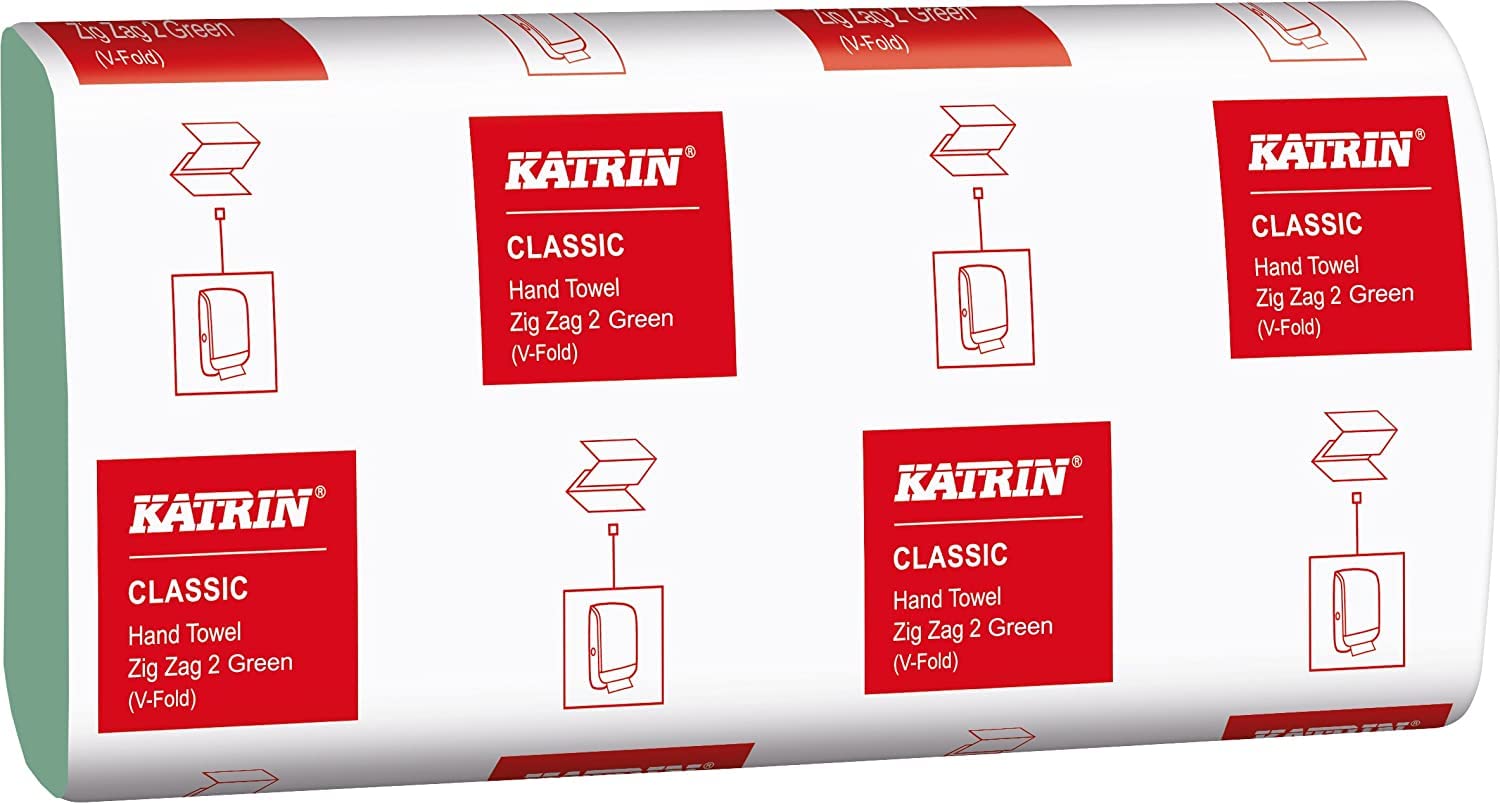 katrin-65982-essuie-mains-papier-vert-2-plis-lot-3000 image 2