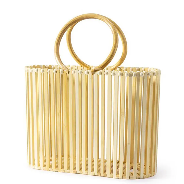 hilloo-sac-bambou-anneaux-naturel-rectangle image 1