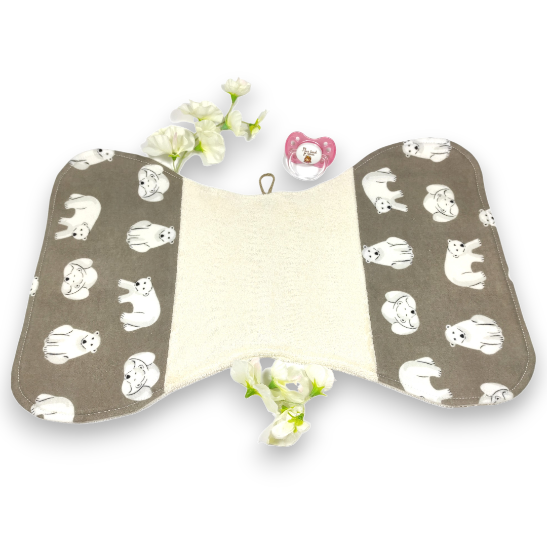 au-bonheur-de-petite-fleur-prot-ge-paule-b-b-coton-bio-ours-polaires image 2
