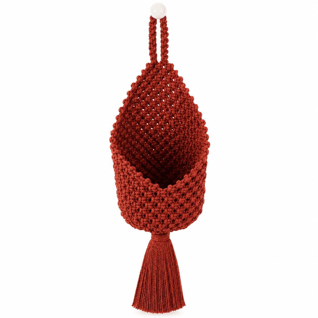 au-bonheur-de-petite-fleur-panier-suspendu-macram-brique-coton image 2