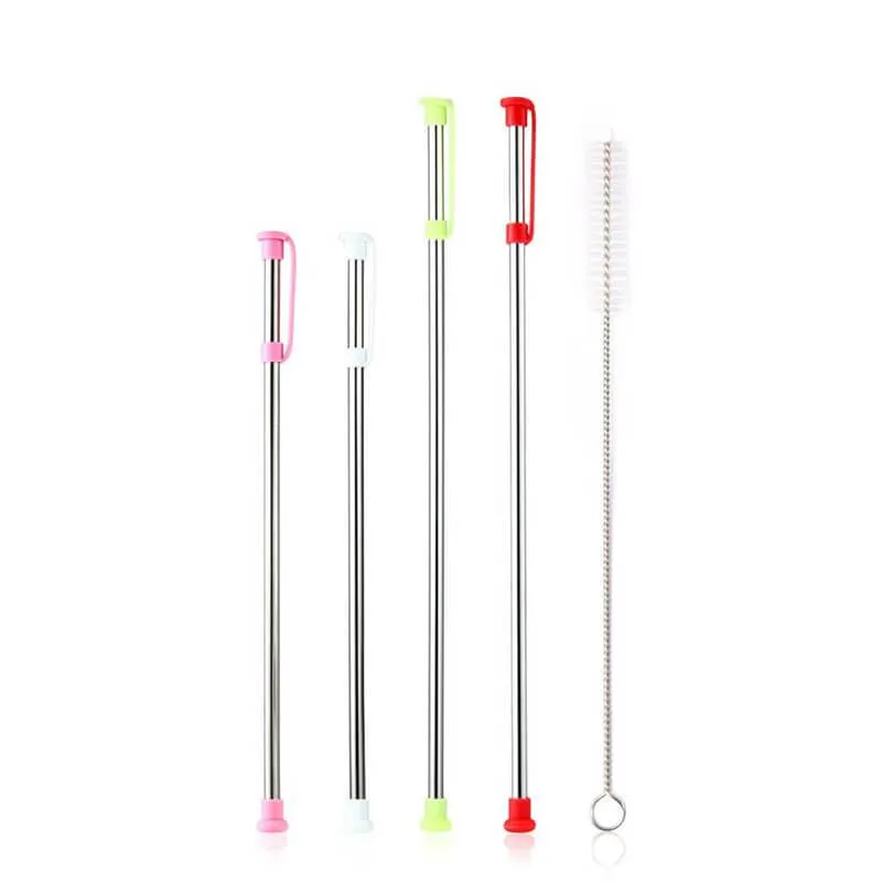 hilloo-pailles-inox-droites-anti-poussi-re-lot-de-4 image 1