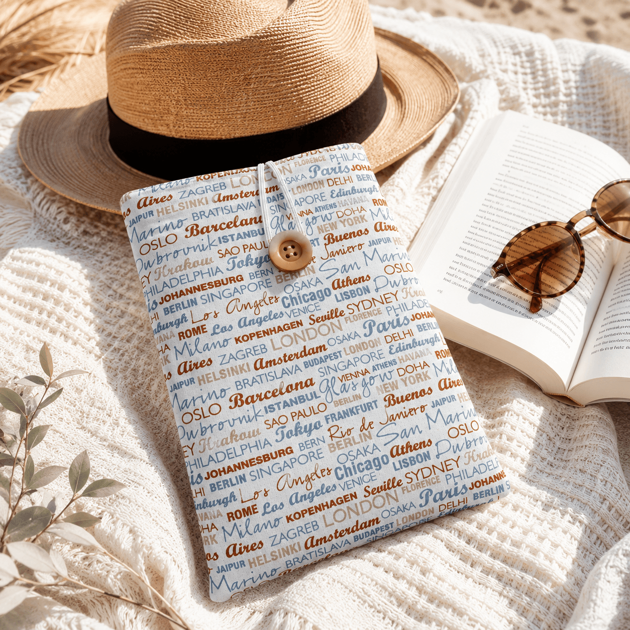 au-bonheur-de-petite-fleur-pochette-livre-villes-mondiales-21-15-cm-coton image 2
