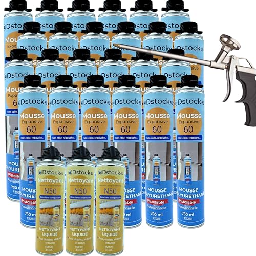 dstock60-kit-24-mousses-expansives-pistolables-750ml-pistolet-pro image 6