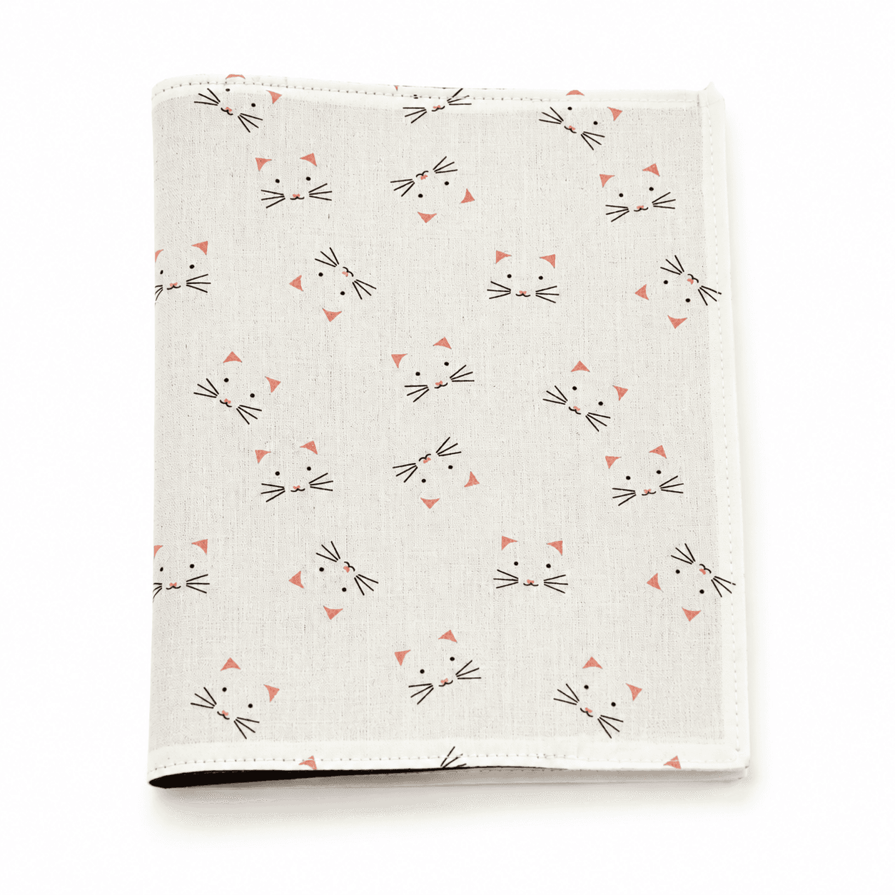 au-bonheur-de-petite-fleur-prot-ge-cahier-tissu-chats-17x22-coton-bio image 5
