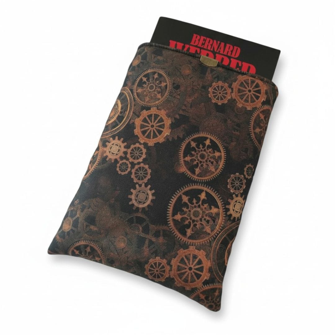 au-bonheur-de-petite-fleur-housse-livre-a5-steampunk-matelass-e-26x20 image 3