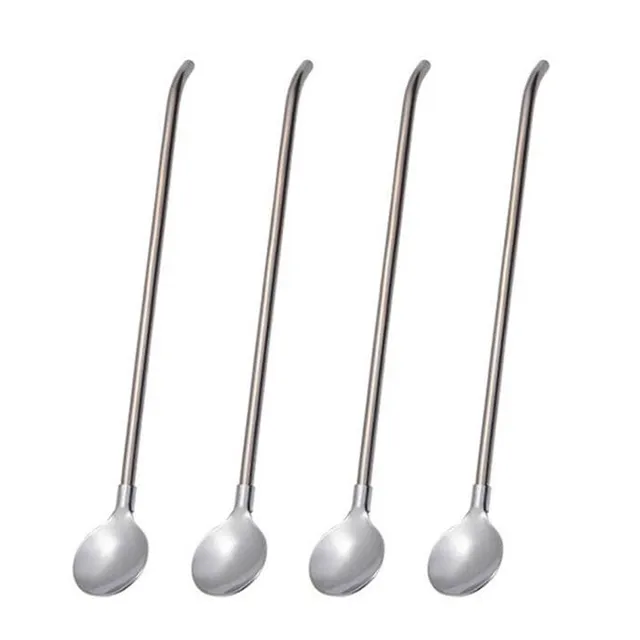 hilloo-pailles-inox-cuill-re-paille-inox-argent-lot-4 image 1