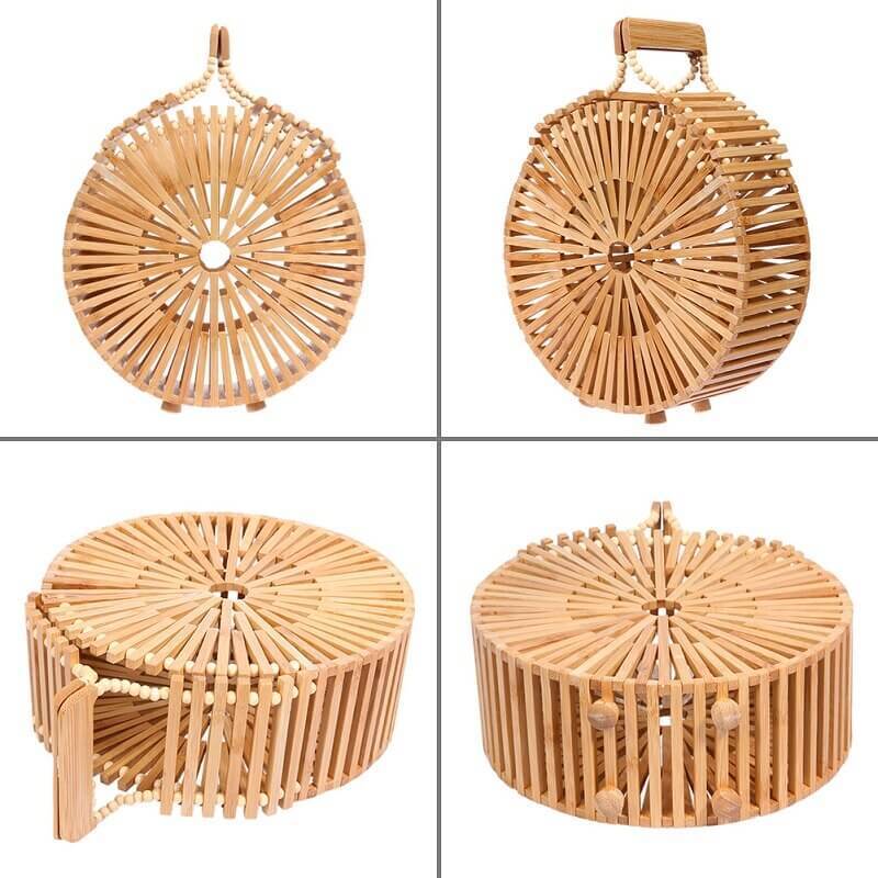 hilloo-sac-bambou-poign-es-longues-naturel-rond image 2