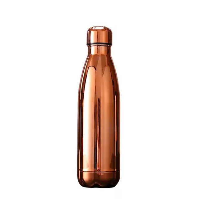 hilloo-bronze-brillant-500ml-bouteille-inox-gourde-isotherme image 1