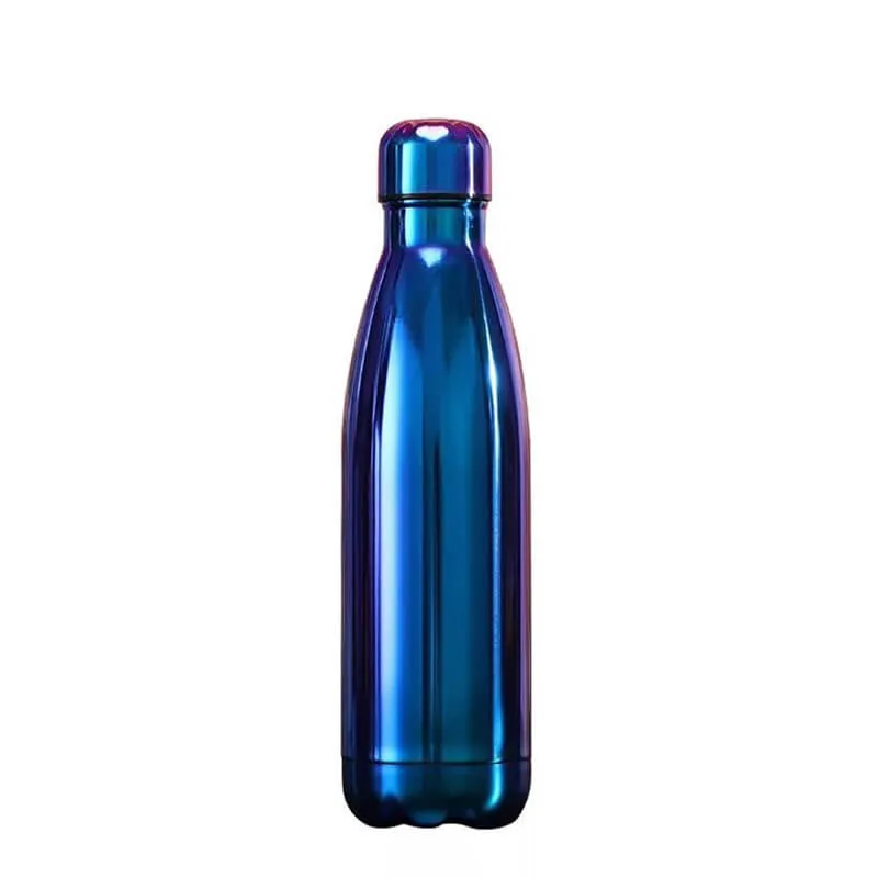 hilloo-bouteille-inox-bleu-violet-brillant-gourde-500-ml image 1