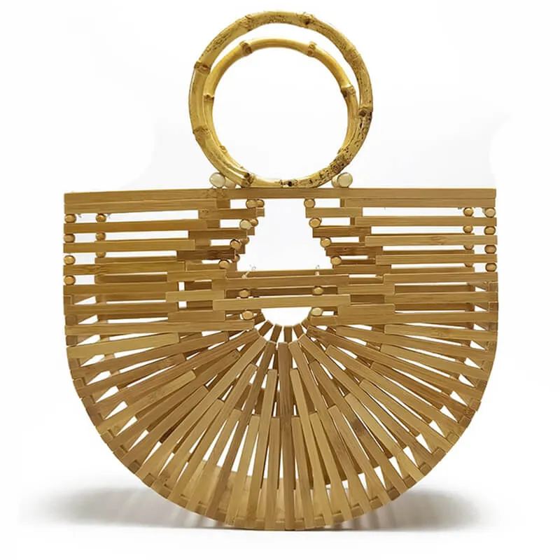 hilloo-sacs-bambou-demi-lune-sac-main-anneau-petit image 1