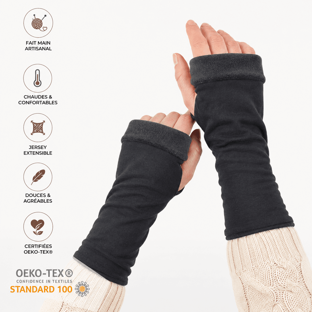 au-bonheur-de-petite-fleur-mitaines-hiver-polaire-femme-oeko-tex image 2