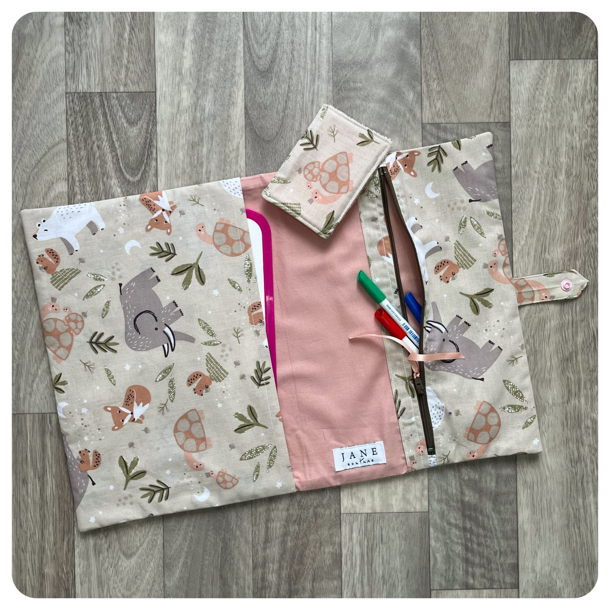 jane-couture-l-veil-pochette-ardoise-personnalis-tissu-coton image 1