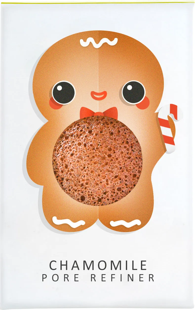 konjac-sponge-company-mini-gingerbread-ponge-visage-camomille image 1